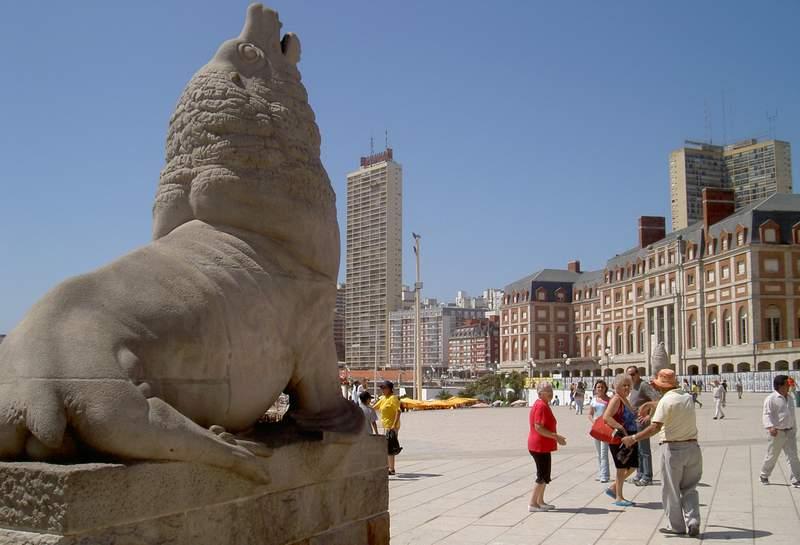 Stensjölejon i Mar del Plata