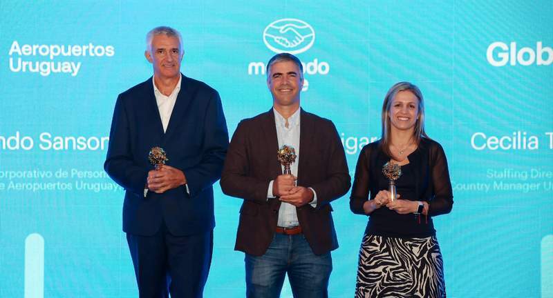 Fernando Sansone Aeropuertos Uruguay Carlos Etcheverrigaray Mercado Libre Uruguay Cecilia Targetta Globant