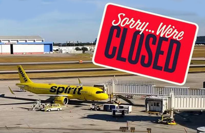 spirit closedn